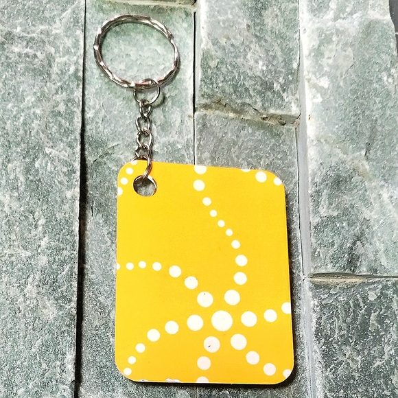 NEW Handmade Keychain Bag Tag! Italian Wood ArtDeco4. "I LOVE My Bag" Wood Heart - Picture 2 of 6